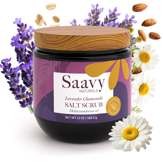 Lavender Chamomile Salt Scrub
