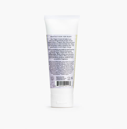 Saavy Naturals Baby Diaper Cream - back