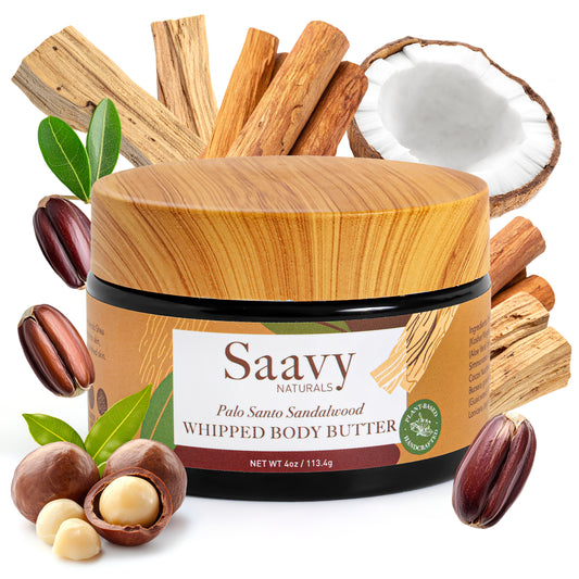 Whipped Body Butter - Palo Santo Sandalwood - 4 OZ