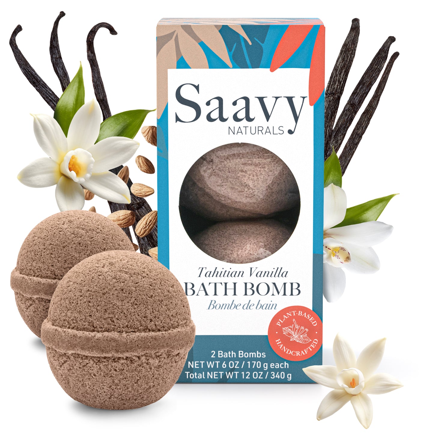 Tahitian Vanilla Bath Bomb Duo - view 2