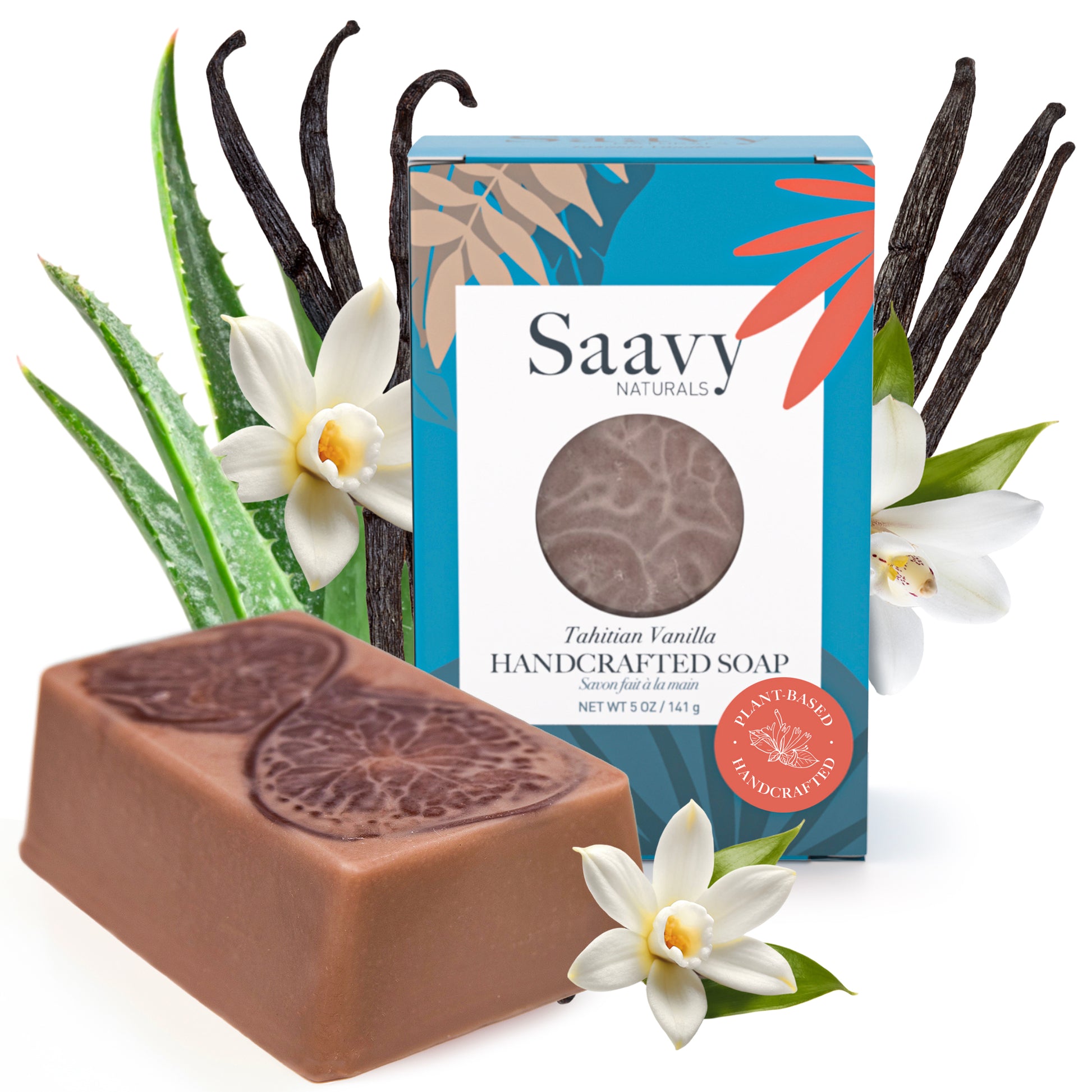 Tahitian Vanilla Handcrafted Soap - view 2