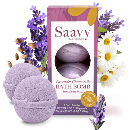 Lavender Chamomile Bath Bomb Duo - view 2