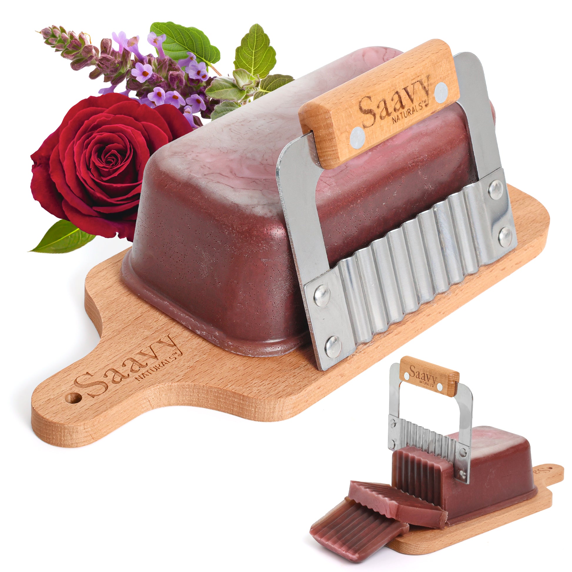Patchouli Rose Artisan Soap Loaf Gift Set