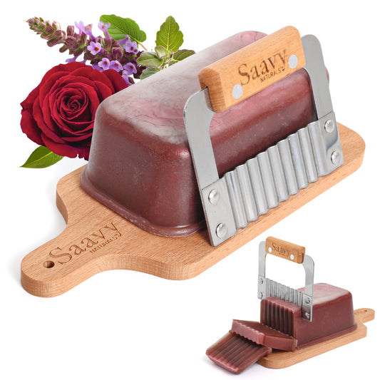 Patchouli Rose 1 lb Handcrafted Artisan Soap Loaf Gift Set
