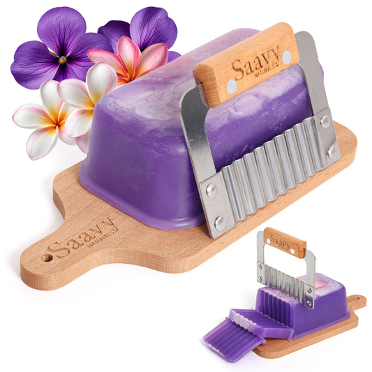 Plumeria Violet 1 lb Handcrafted Artisan Soap Loaf Gift Set