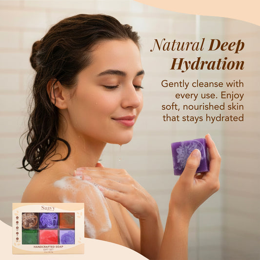 6-Pack Square Artisan Soap Variety Gift Set