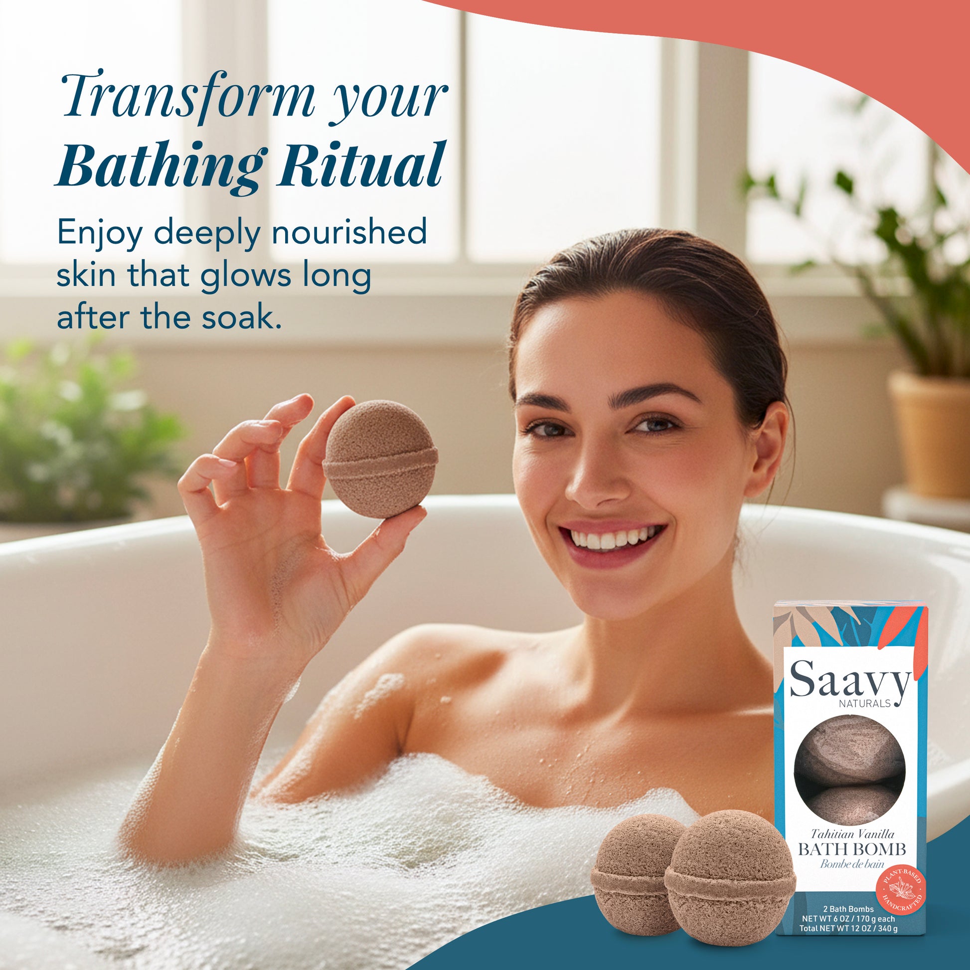 Tahitian Vanilla Bath Bomb Duo - view 3
