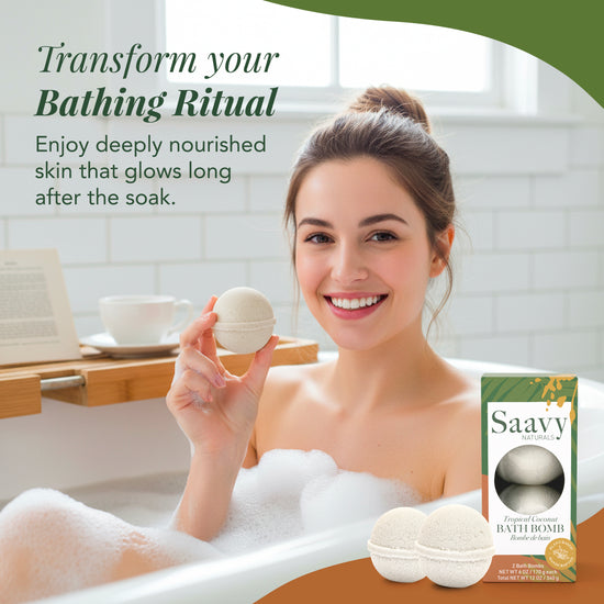 Tropical Coconut Bath Bomb Duo