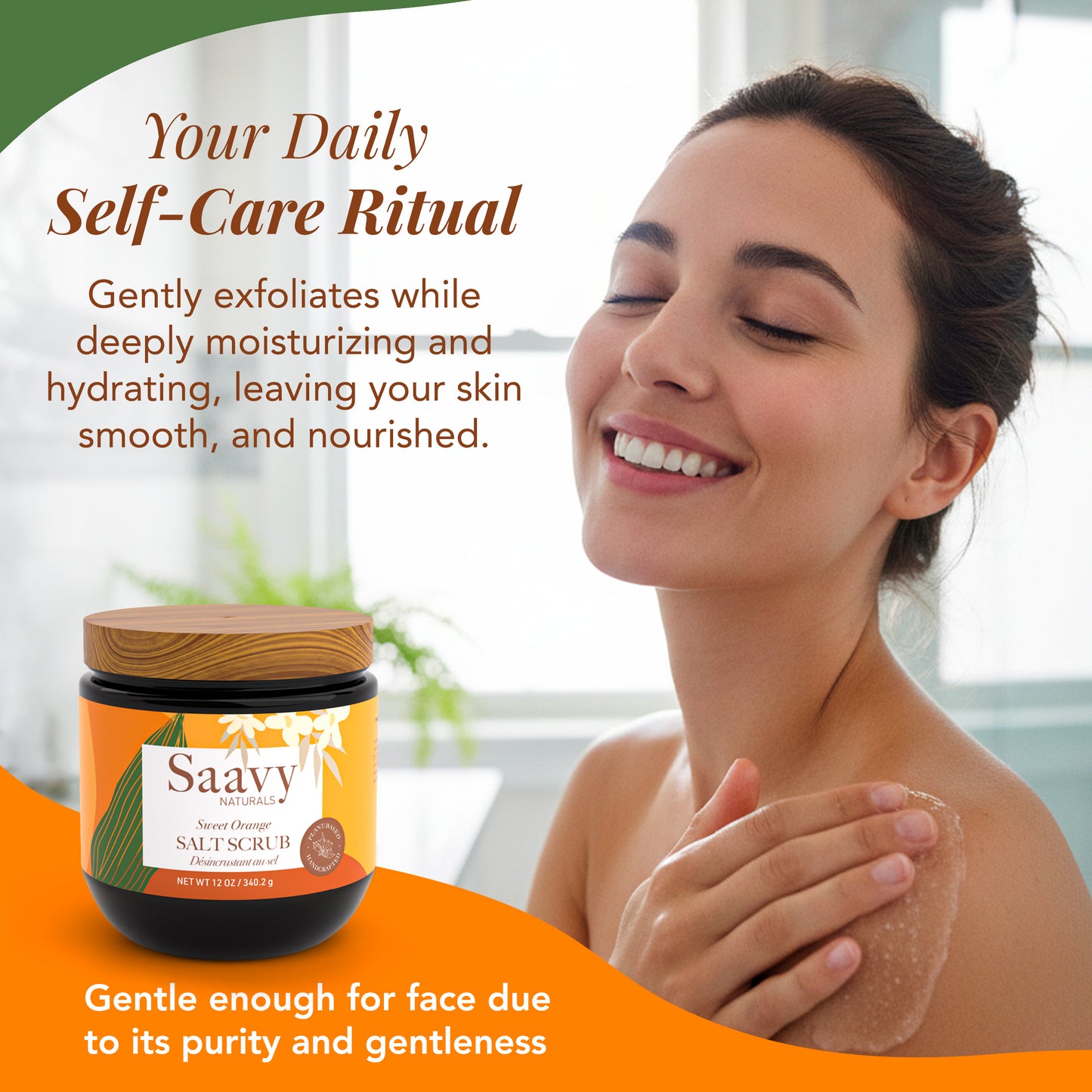 Sweet Orange Salt Scrub - view 3