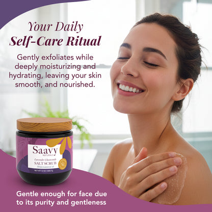 Lavender Chamomile Salt Scrub