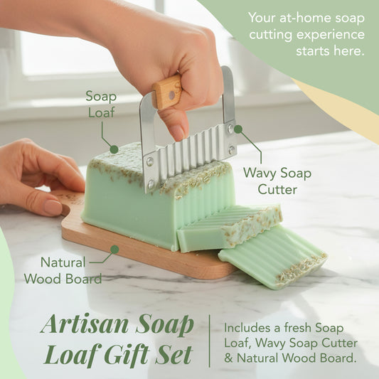 Minty Oat Luxury Soap Loaf - view 2