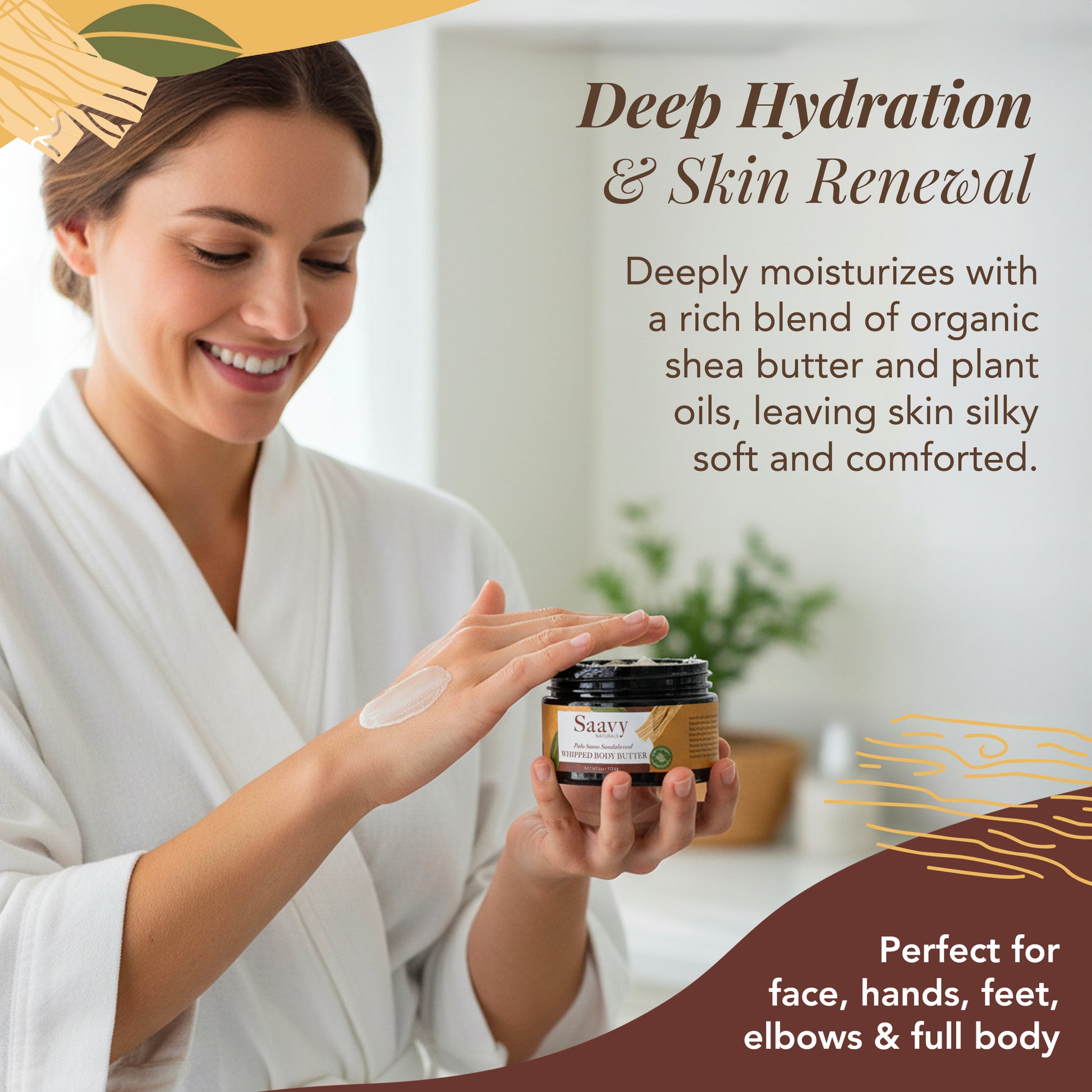 Palo Santo Sandalwood Whipped Body Butter - view 3