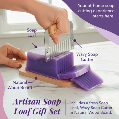 Plumeria Violet Artisan Soap Loaf - view 2