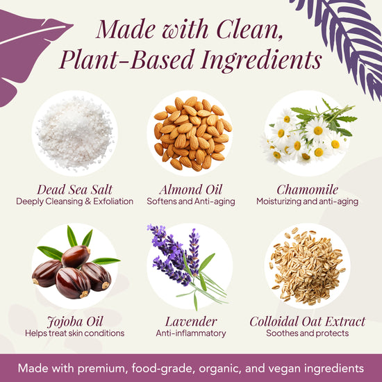 Lavender Chamomile Salt Scrub