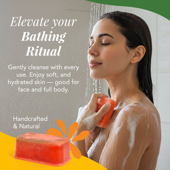 Mango Papaya 1 lb Handcrafted Artisan Soap Loaf Gift Set