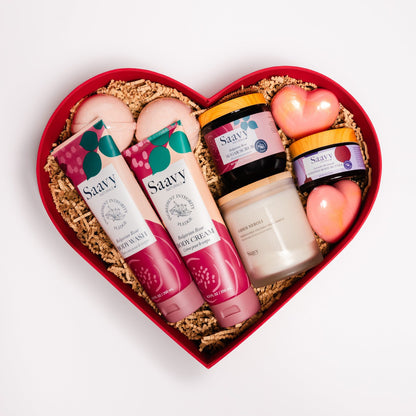 Saavy Naturals 9-Piece Spa Luxury Love Gift Set