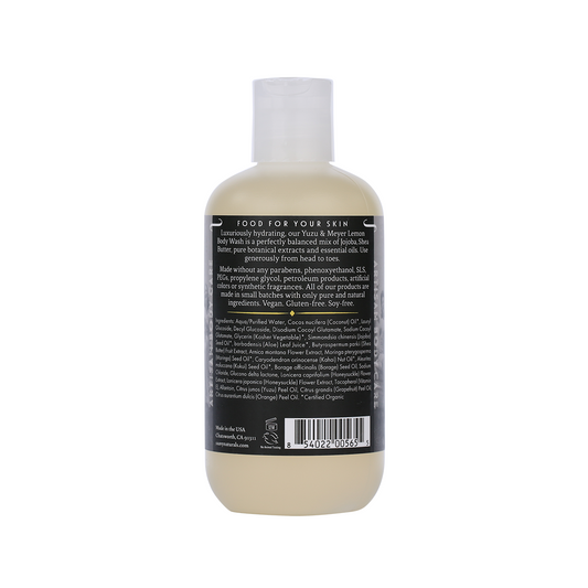 Natural and Organic Body Wash - Yuzu & Meyer Lemon